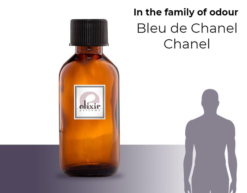 In the family of odour: Type Bleu de Chanel Chanel for men Massage Oil -  Elixir Perfume